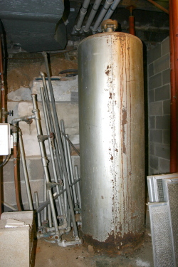 Steel tank in basement. Anyone want it?